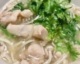 白菜と鶏ひき肉のベトナム風春雨スープ作り方5写真