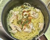 鶏ささ身の冷製パスタ・梅干＆大葉で作り方8写真