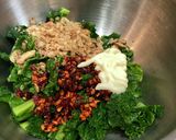 色が変わった「ケール」を食べる!作り方3写真