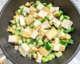 厚揚げとナスとキュウリの甘酢中華炒め作り方3写真