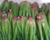 ほうれん草の根と茎の一品♪作り方1写真