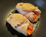 我が家の鶏胸肉にんじんロール作り方6写真