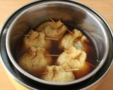 \大同電鍋レシピ/鶏の巾着煮作り方4写真