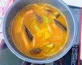夏野菜たっぷりポキポキスープカレー作り方4写真