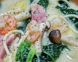 体温まりホッとするクリームスープパスタ♡作り方8写真
