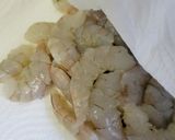ヘルシー♪えびと豆腐のお揚げ煮～作り方1写真