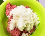 糖質オフ！大葉のミニハンバーグ作り方3写真