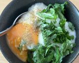 炊き込みご飯の月見とろろがけ作り方6写真