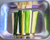 ズッキーニの肉巻きレモン醤油炒め作り方1写真