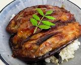 ベジ♪メインに♪甘辛☆ナスの蒲焼丼作り方10写真