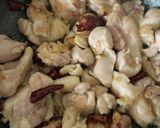 マカ入り鶏肉ときくらげの唐辛子炒め作り方8写真