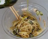 七味マヨでツナと茄子の冷製パスタ！作り方8写真