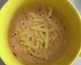こめココでピザ味マグカップ蒸しパン作り方6写真