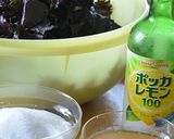 赤紫蘇ジュース(レモン汁使用)♪作り方2写真