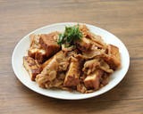 焼肉のタレで☆豚肉と絹揚げのスタミナ炒め作り方7写真