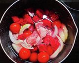 真っ赤なビーツのかんたん味噌汁作り方2写真