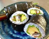 鰻の蒲焼で・うまき巻き寿司作り方9写真