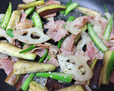 ベーコンとお野菜のさっぱり炒め作り方7写真