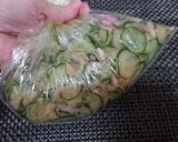 簡単！1分！【胡瓜とガリの即席酢の物】作り方6写真