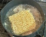 レタス＆トマトでサッポロ一番醤油ラーメン作り方4写真