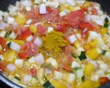 簡単！スペイン風たっぷり野菜カレー作り方3写真