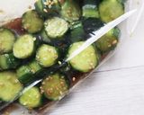 ごま油香る☆きゅうり漬け作り方3写真