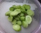 デカ胡瓜と木耳と卵のオイスターソース炒め作り方1写真
