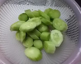 デカ胡瓜と木耳と卵のオイスターソース炒め作り方1写真