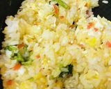 冷凍カップ惣菜活用●ポン酢玉子チャーハン作り方3写真