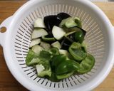 茄子と挽き肉の味噌炒め作り方1写真