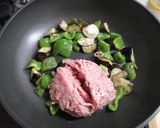 茄子と挽き肉の味噌炒め作り方4写真