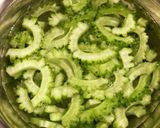 ゴーヤとベーコンのカレー粉炒め作り方3写真