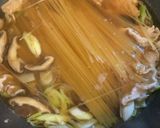 フライパン1つですき焼き風パスタ作り方4写真