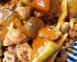 なすとしめじと豚肉のケチャップ炒め作り方8写真