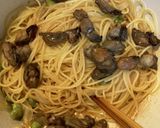 たっぷりスモークオイスターのパスタ作り方4写真