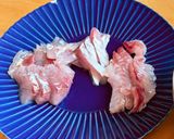 釣って来たシマアジとイサキを卵かけご飯で作り方5写真