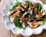 簡単♪茄子と油揚げのミルフィーユ／梅だれ作り方6写真