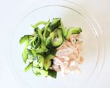 もう一品【ささみとキュウリのごま昆布和え作り方5写真