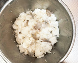 ちくわ磯部はさみ焼き（エビ、はんぺん）作り方2写真