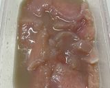鶏胸肉の白菜炒め作り方1写真
