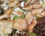 鶏胸肉の白菜炒め作り方5写真