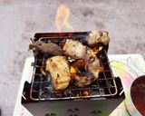 自宅でソロキャンご飯進む炭火焼きホルモン作り方6写真