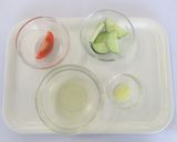【離乳食後期】なすのトマトスープ作り方1写真