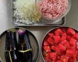 ＊なすとトマトの麻婆風＊作り方1写真