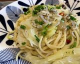 しらすとキャベツのレモンペペロンチーノ♪作り方10写真