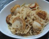 ヘルシー！切干大根とホタテの昆布つゆ炒め作り方4写真