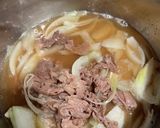 牛肉の柳川鍋風作り方2写真