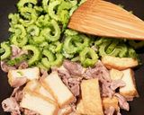 ゴーヤと豚肉の味噌炒め作り方10写真