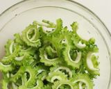 夏にぴったり♫ゴーヤと豚こまのカレー炒め作り方2写真
