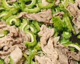 夏にぴったり♫ゴーヤと豚こまのカレー炒め作り方4写真